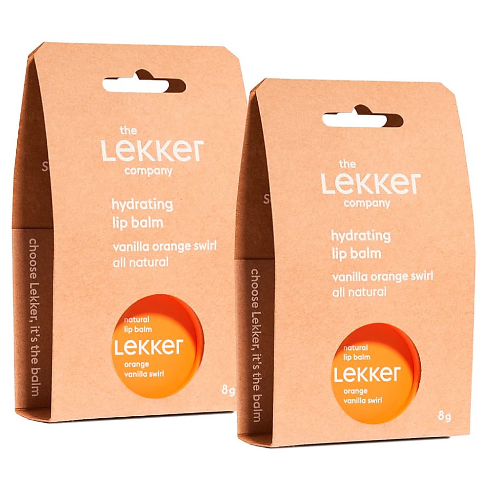 The Lekker Company Lippenbalsam Orangen-Vanille-Strudel Bundle