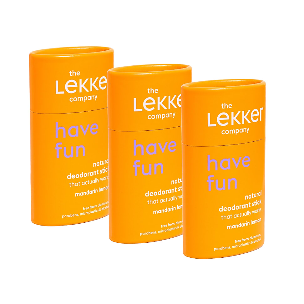 The Lekker Company Deodorant Stick Mandarine & Zitrone Set