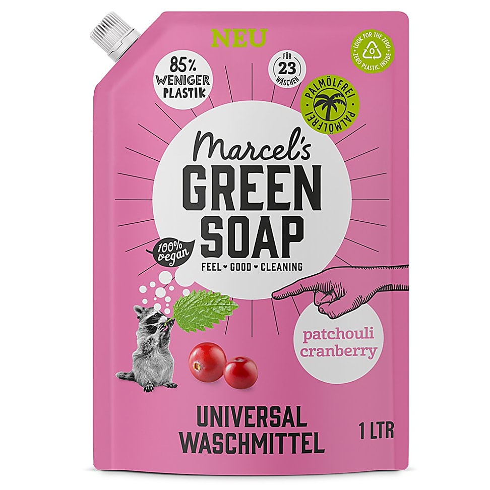 Marcel's Green Soap Waschmittel Nachfüllpackung Patchouli & Preisel...