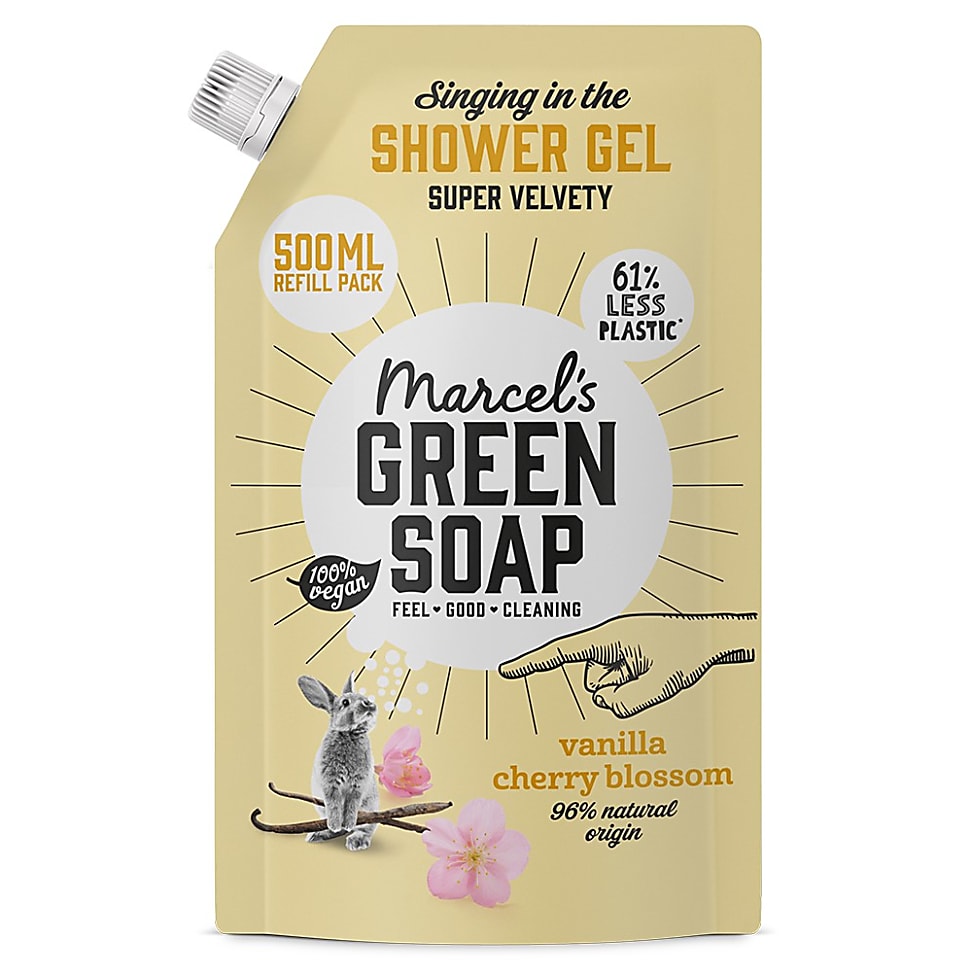Marcel's Green Soap Duschgel Nachfüllpack Vanilla & Cherry Blossom ...