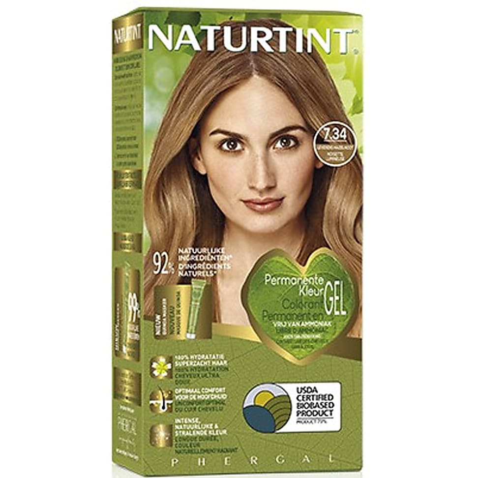 Naturtint Permanent Natürliche Haarfarbe - 7.34 Vivid Hazelnut