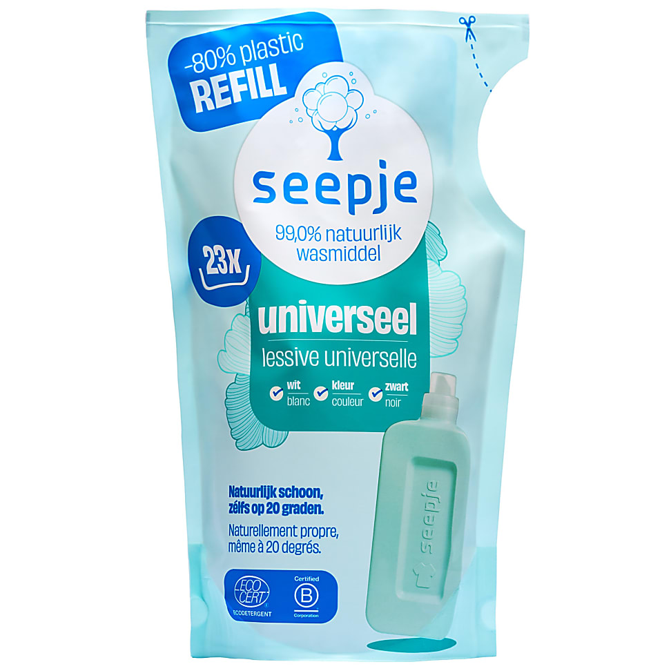 Seepje Universal Waschmittel Funkelnder Jasmin Nachfülbeutel