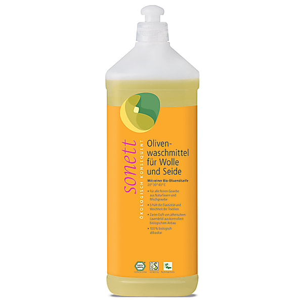 Sonett Oliven Waschmittel für Wolle & Seide - 1L