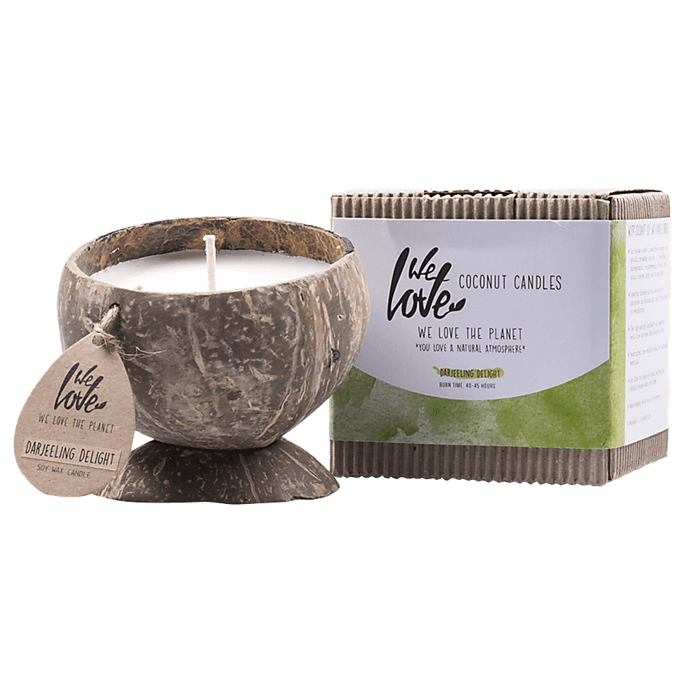 We Love The Planet Kokos Kerze Darjeeling Delight