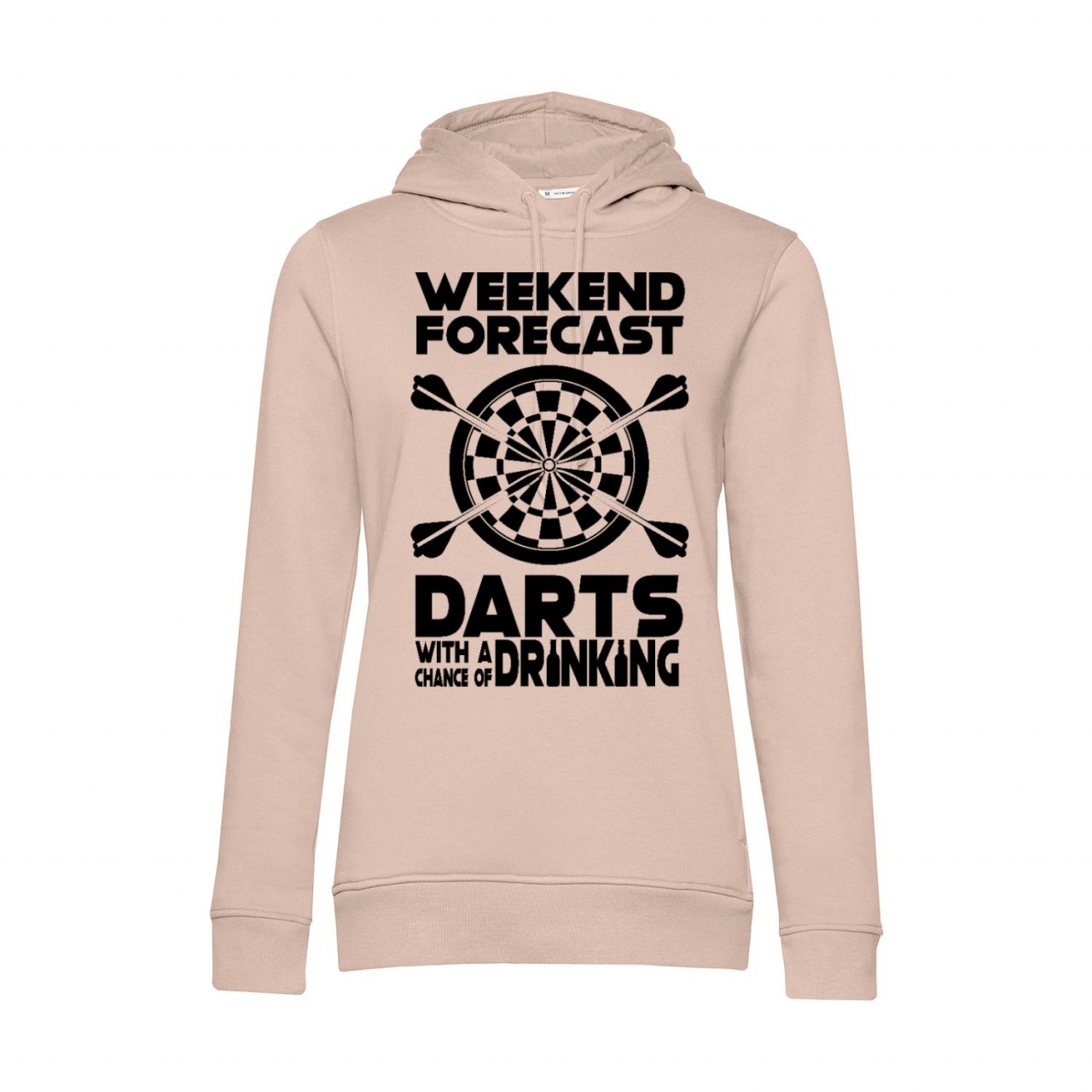 Nachhaltiger Hoodie Damen Darts Weekend Forecast Darts