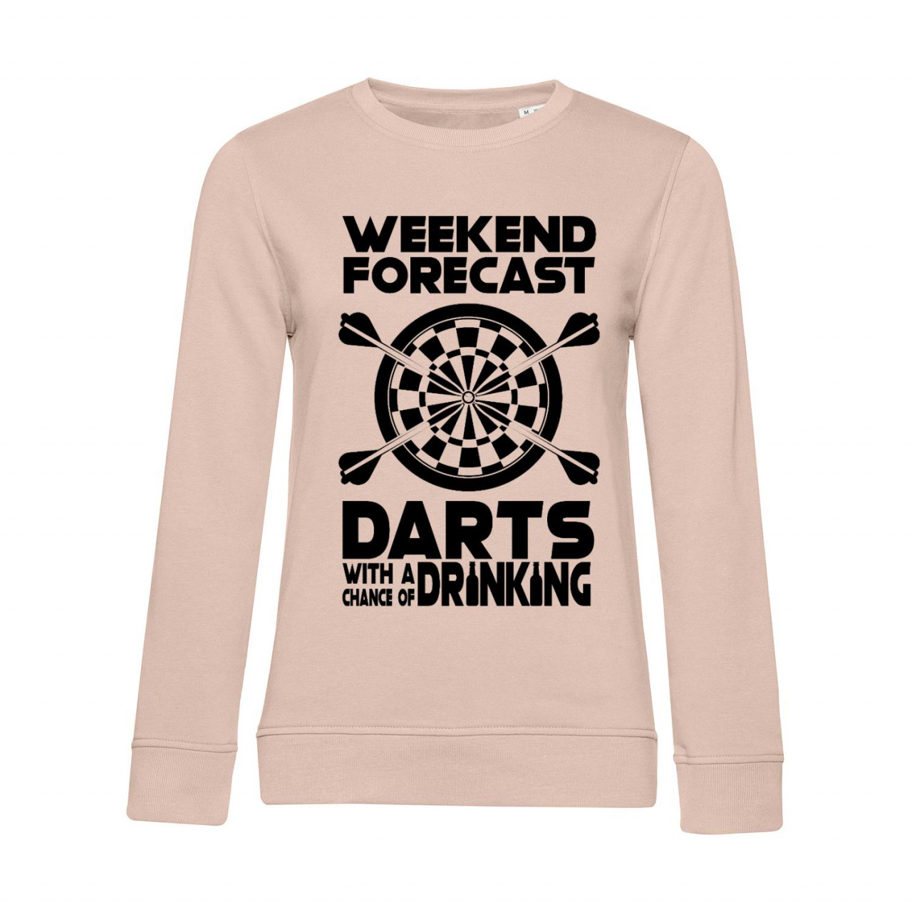 Nachhaltiges Sweatshirt Damen Darts Weekend Forecast Darts
