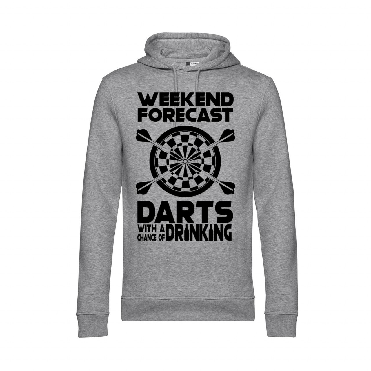 Nachhaltiger Hoodie Herren Darts Weekend Forecast Darts