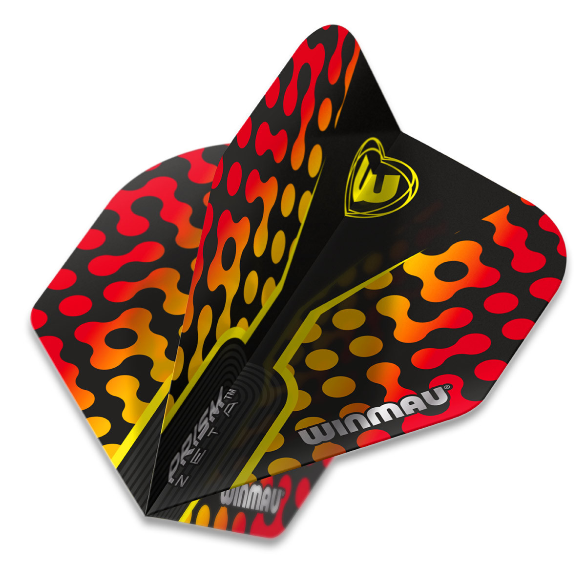 Flights Winmau Prism Zeta Black, Yellow & Red - 6915.308