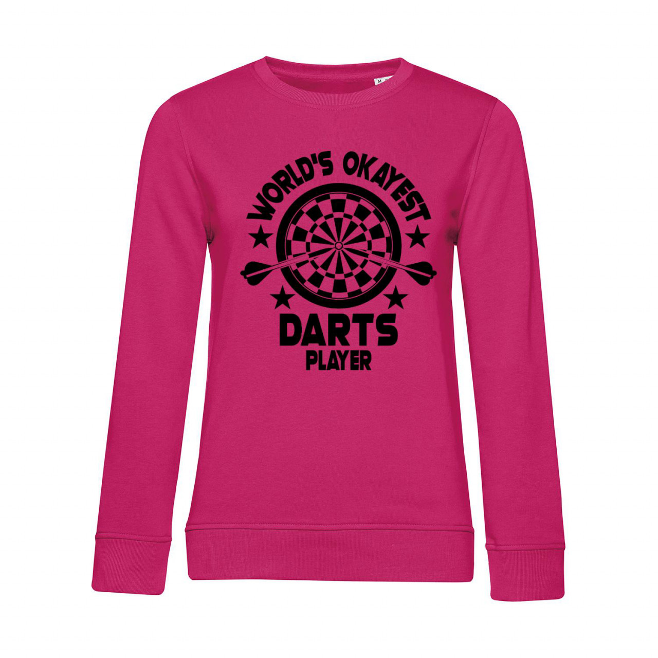 Nachhaltiges Sweatshirt Damen World's Okayest Darts Player