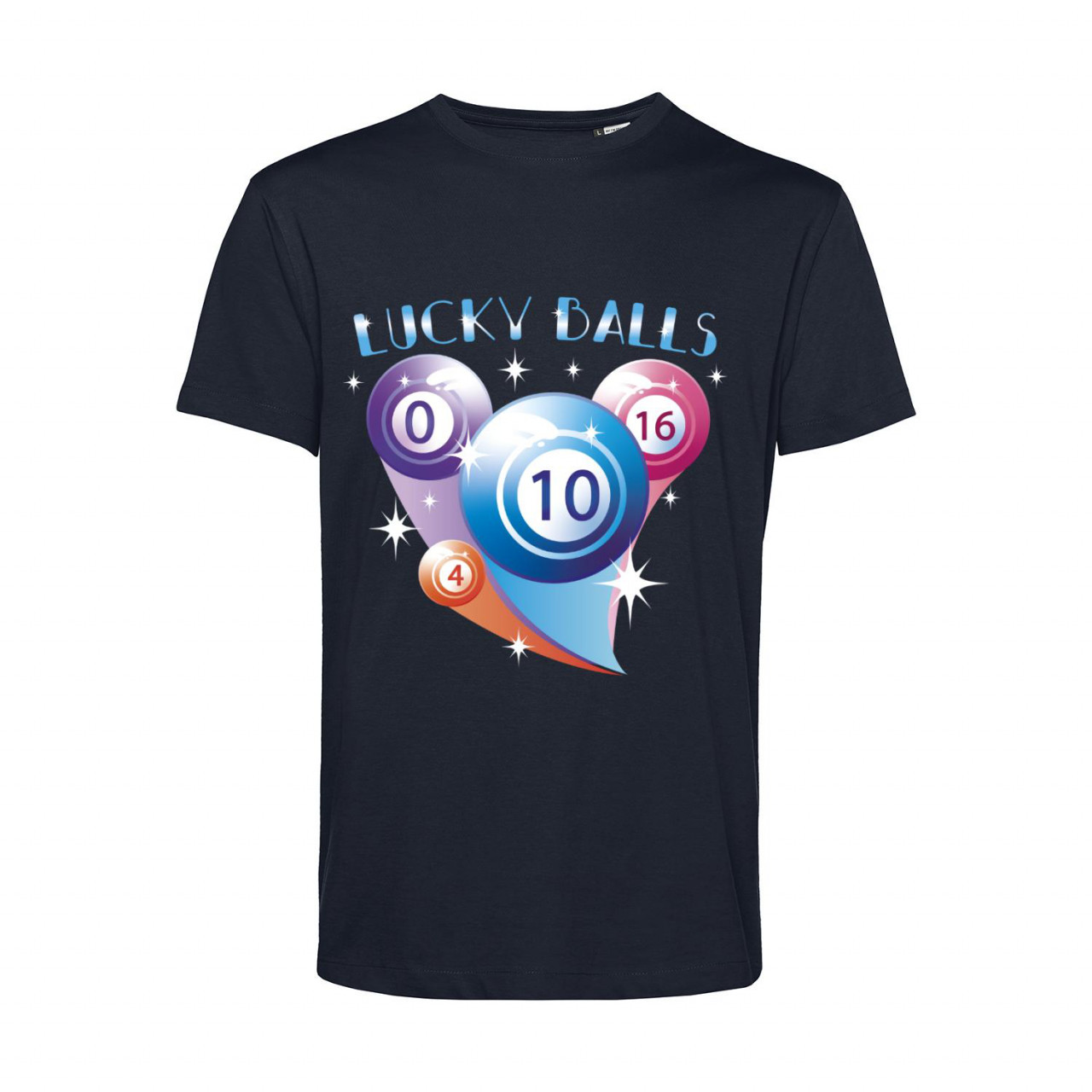 Nachhaltiges T-Shirt Herren Billard Lucky Balls