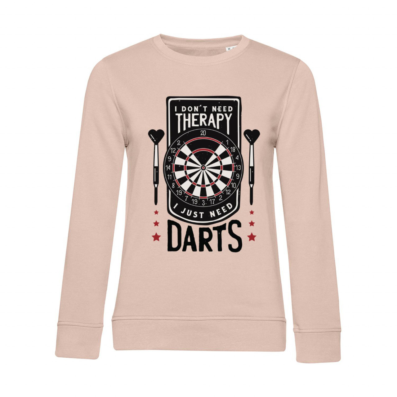 Nachhaltiges Sweatshirt Damen Darts I don't need Therapy