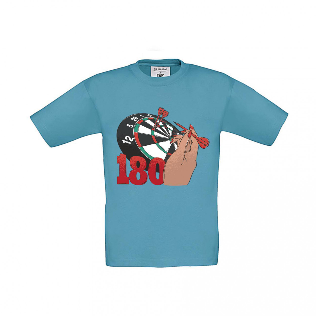 T-Shirt Kinder Darts 180 Throwing Hand