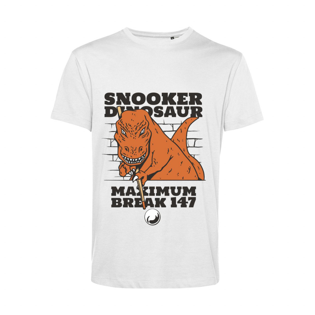 Nachhaltiges T-Shirt Herren Snooker Dinosaurier