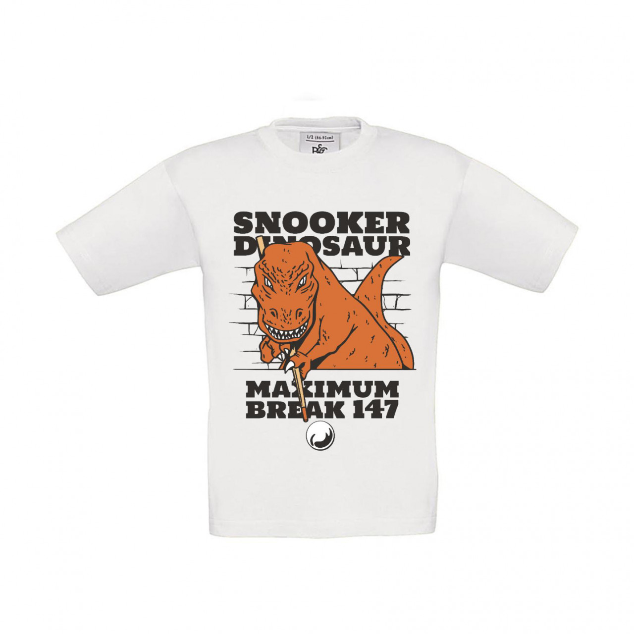 T-Shirt Kinder Snooker Dinosaurier