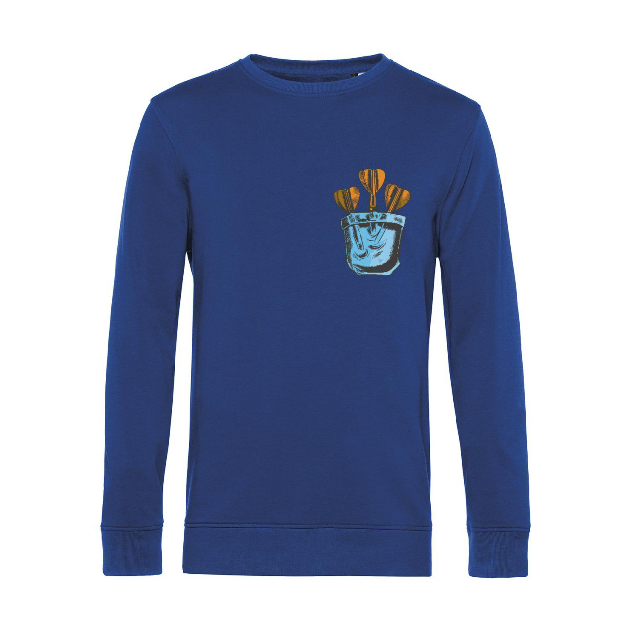 Nachhaltiges Sweatshirt Herren Darts Pocket