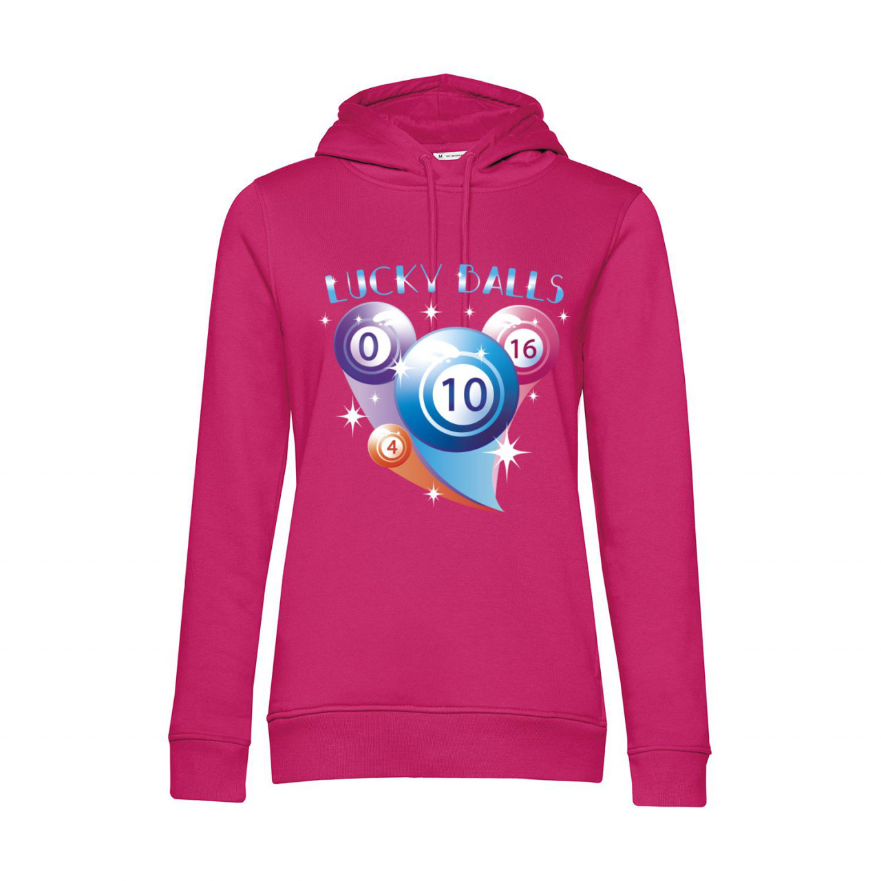Nachhaltiger Hoodie Damen Billard Lucky Balls