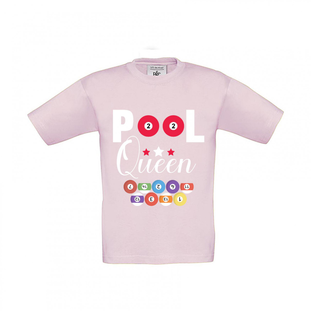 T-Shirt Kinder Billard Pool Queen