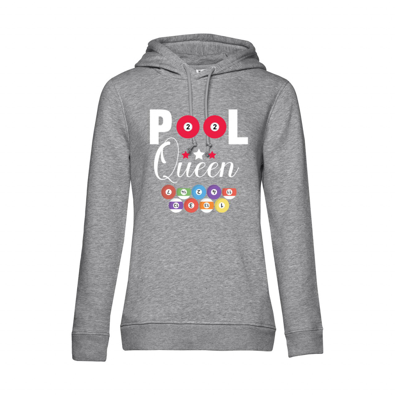 Nachhaltiger Hoodie Damen Billard Pool Queen