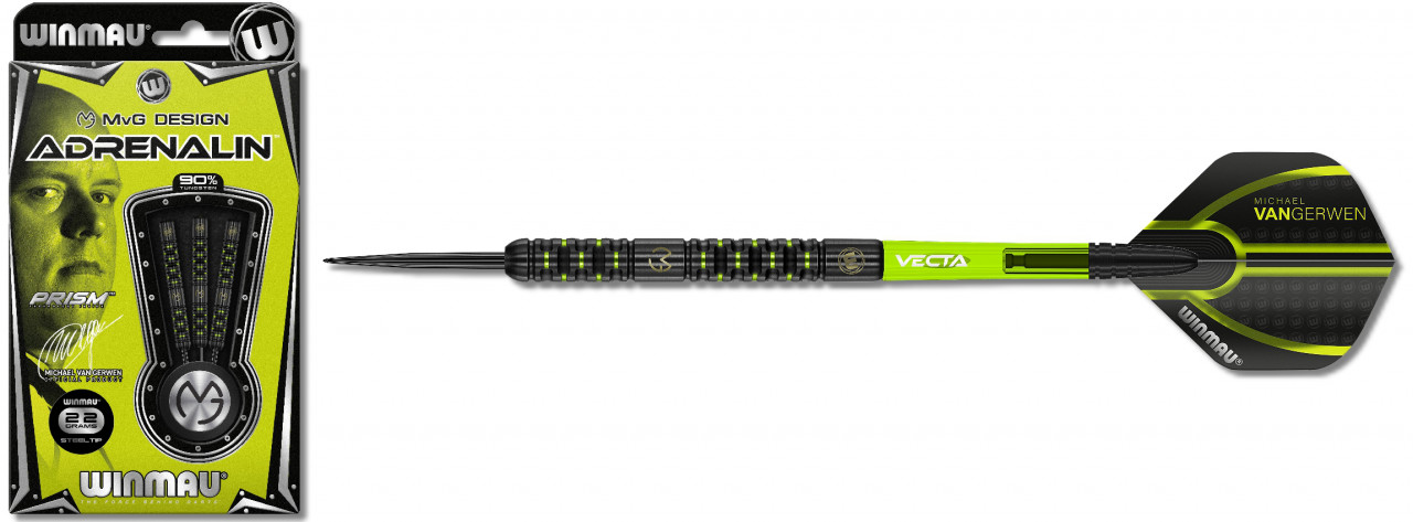 Winmau MvG Adrenalin Steeldart 1441 22 g, 23g oder 24 g