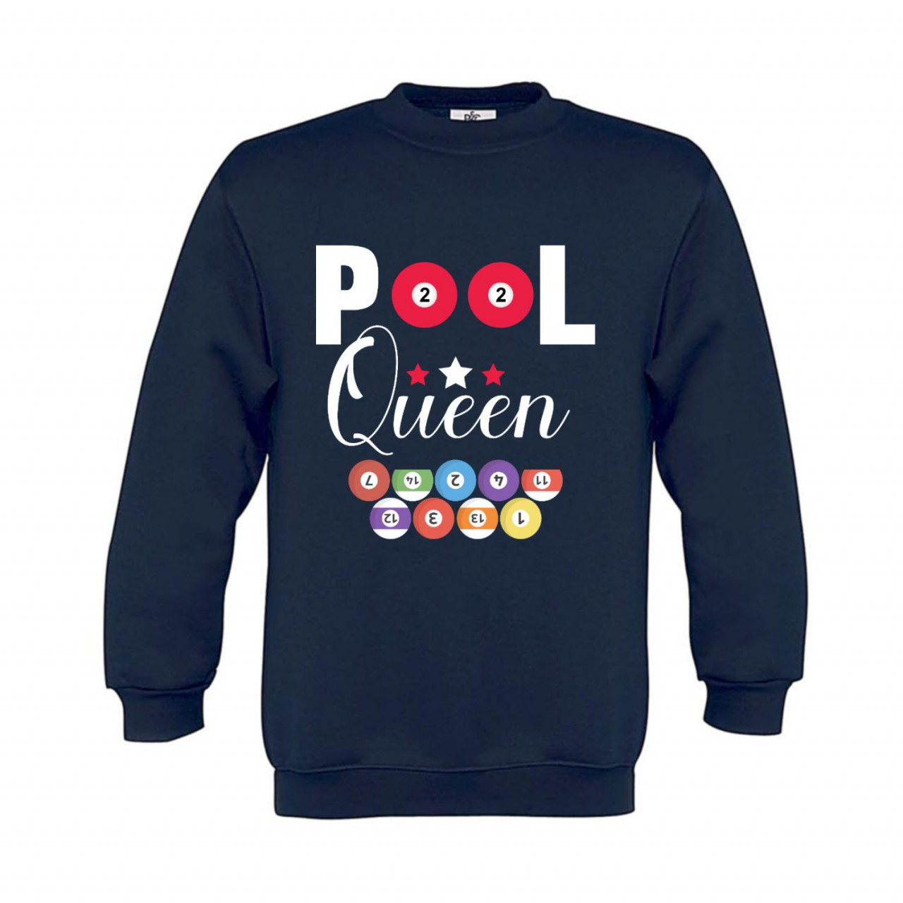 Sweatshirt Kinder Billard Pool Queen