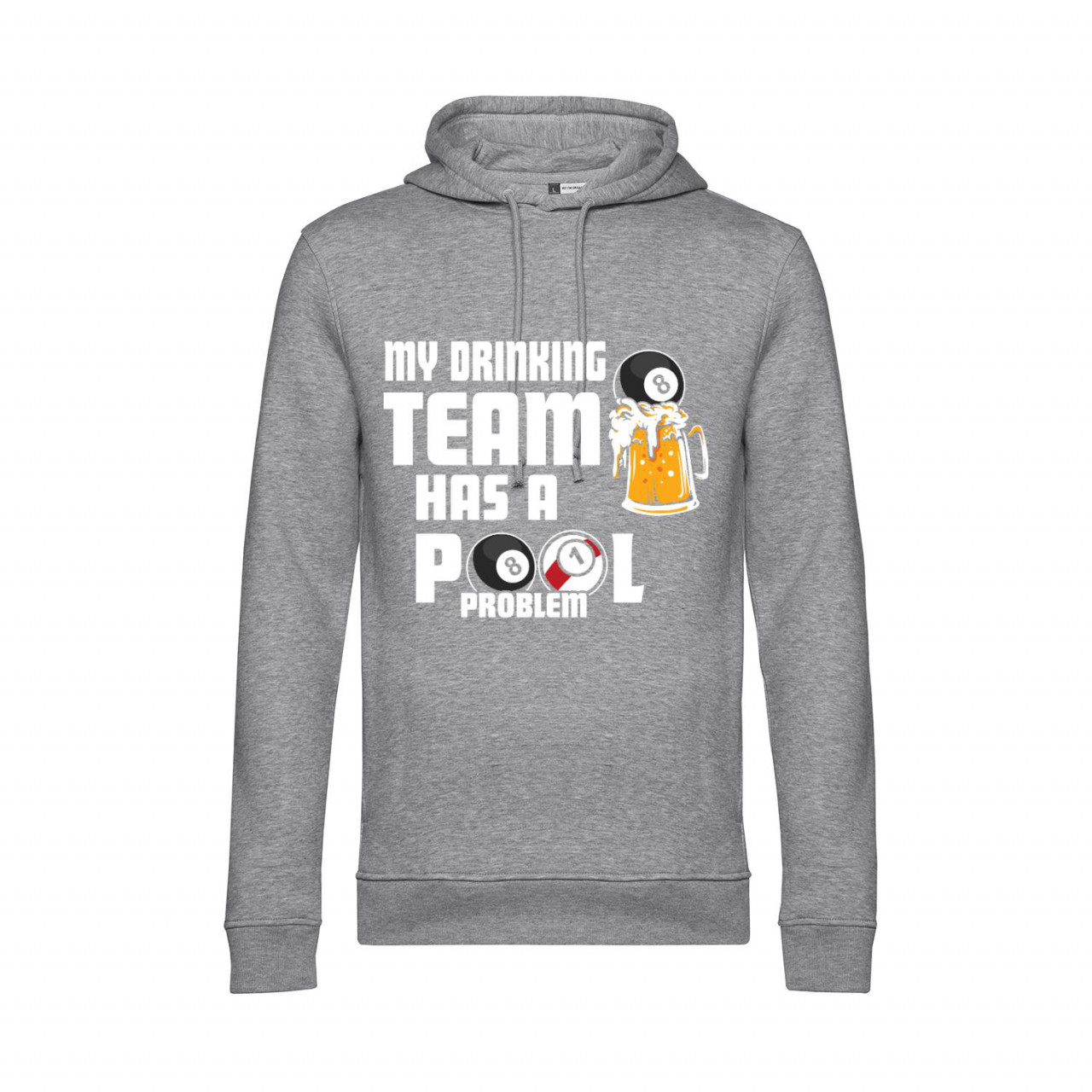 Nachhaltiger Hoodie Herren Billard - My Drinking Team has a Pool Problem