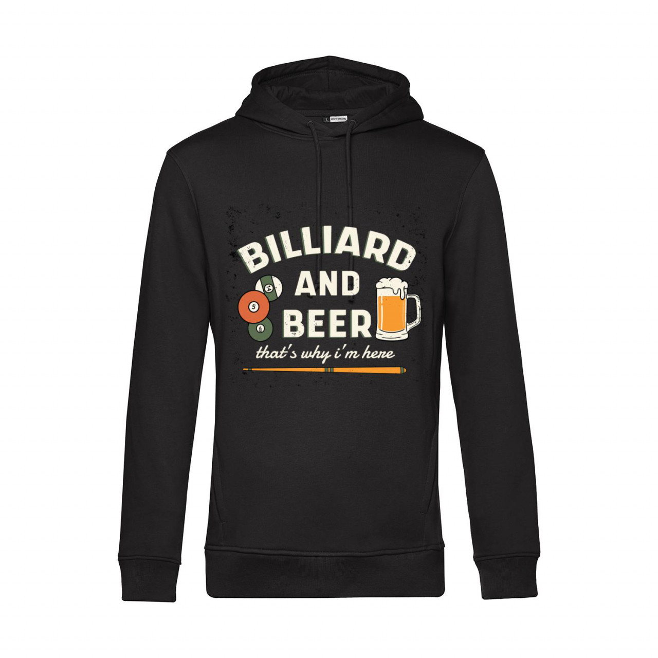 Nachhaltiger Hoodie Herren Billiard and Beer