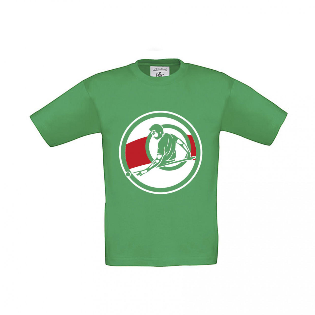 T-Shirt Kinder Billard Spiel hinter dem Rücken
