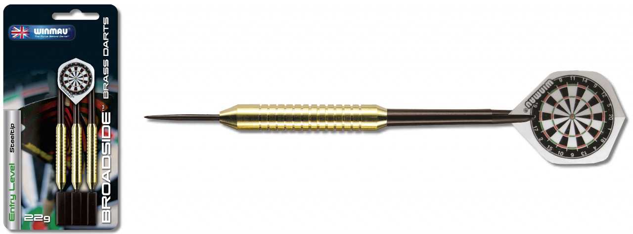Winmau Broadside Brass Steeldart 1225-22 g