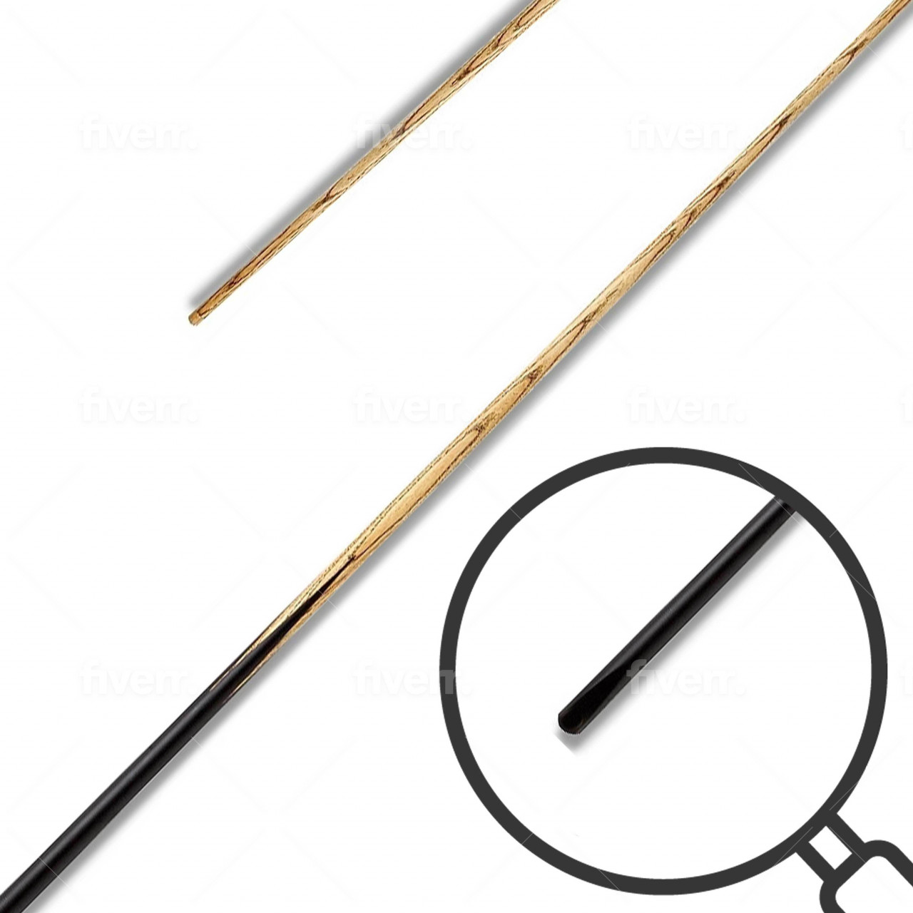 Brückenqueue 145cm für Pool und Snooker