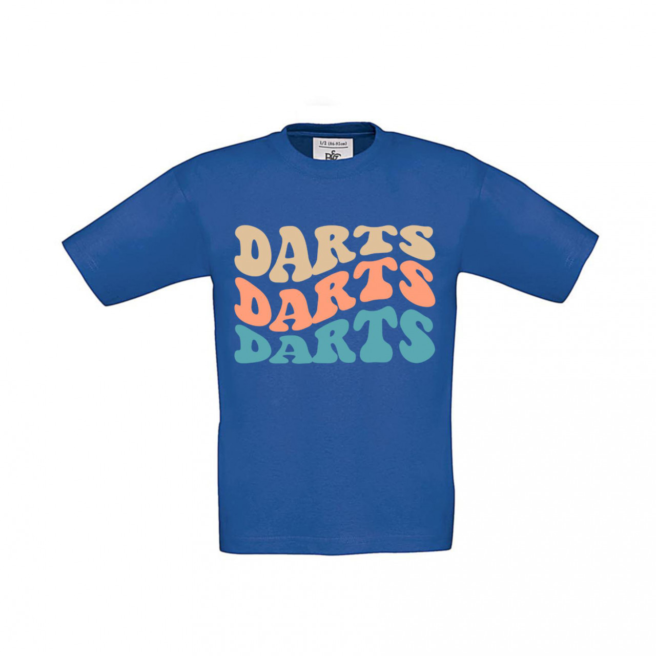 T-Shirt Kinder Darts Farben Wellen