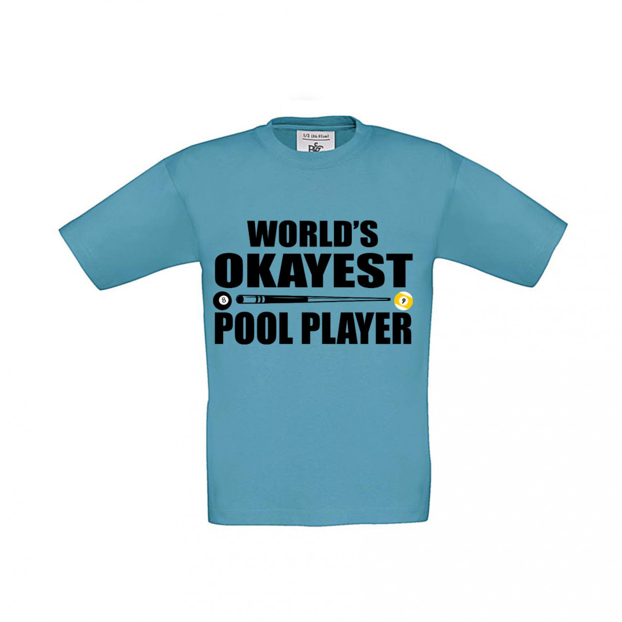 T-Shirt Kinder Billard World's Okayest Pool Player