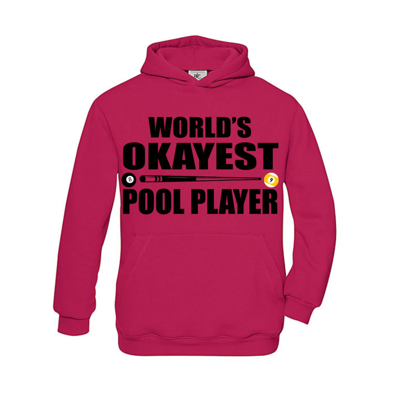 Hoodie Kinder Billard World's Okayest Pool Player