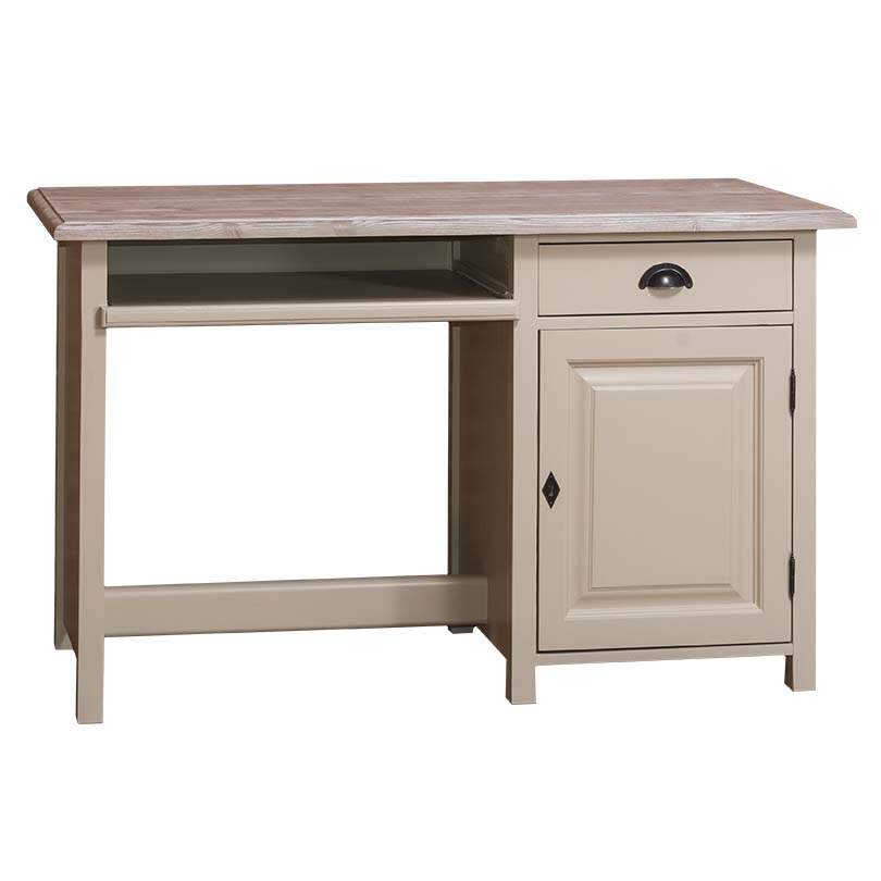 Schreibtisch mit Tastaturauszug - Eichenplatte Konfigurator alles frei wählbar