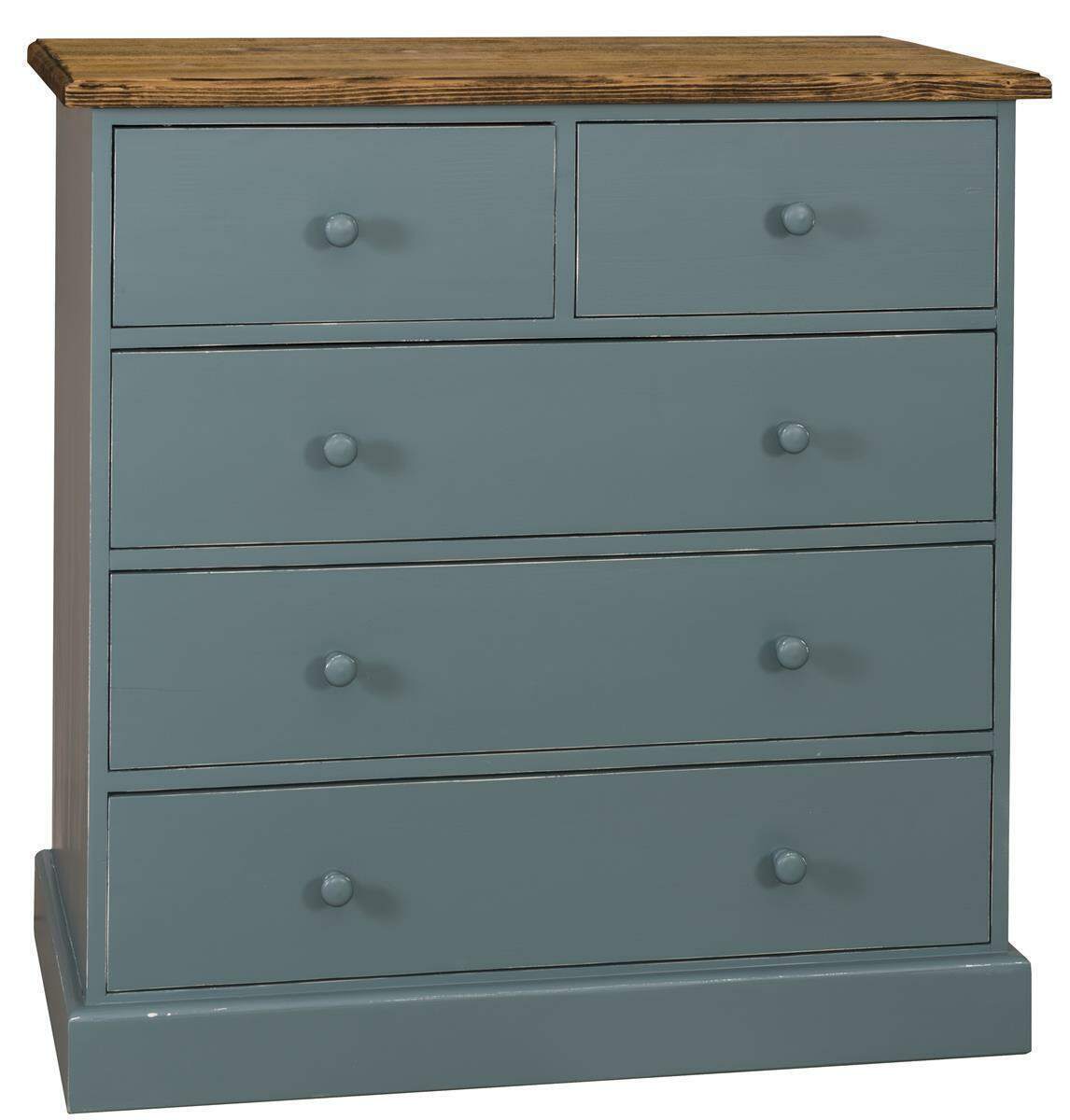 Schlichte Landhauskommode - Eichenplatte Konfigurator alles frei wählbar