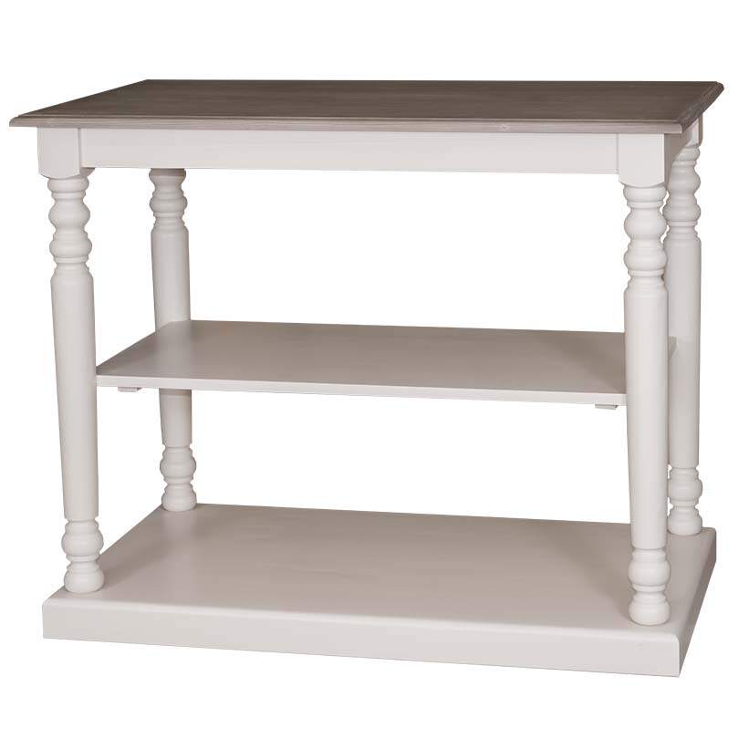 Kleiner Wandtisch im Landhausstil - Eichenplatte Konfigurator alles frei wählbar