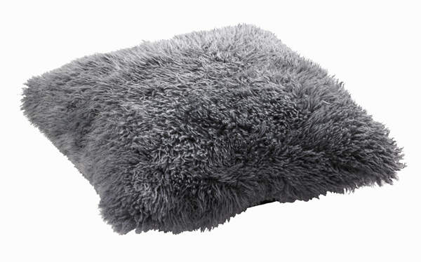 Kuschelkissen Neuseeland Lammfell 70 x 70 cm Grey