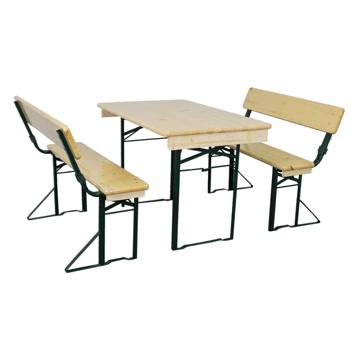 Bierzeltgarnitur mit Rückenlehne 110 x 70 cm