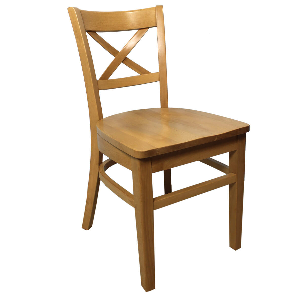 Gastronomie Holzstuhl Reluna mit Holzsitz