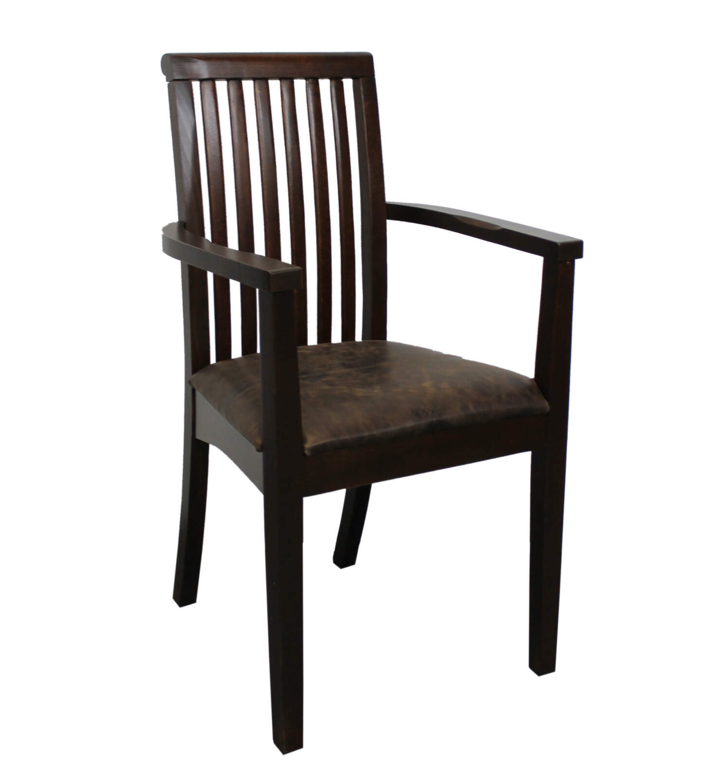 Gastronomie Armlehnstuhl Georgia, gepolstert Leder