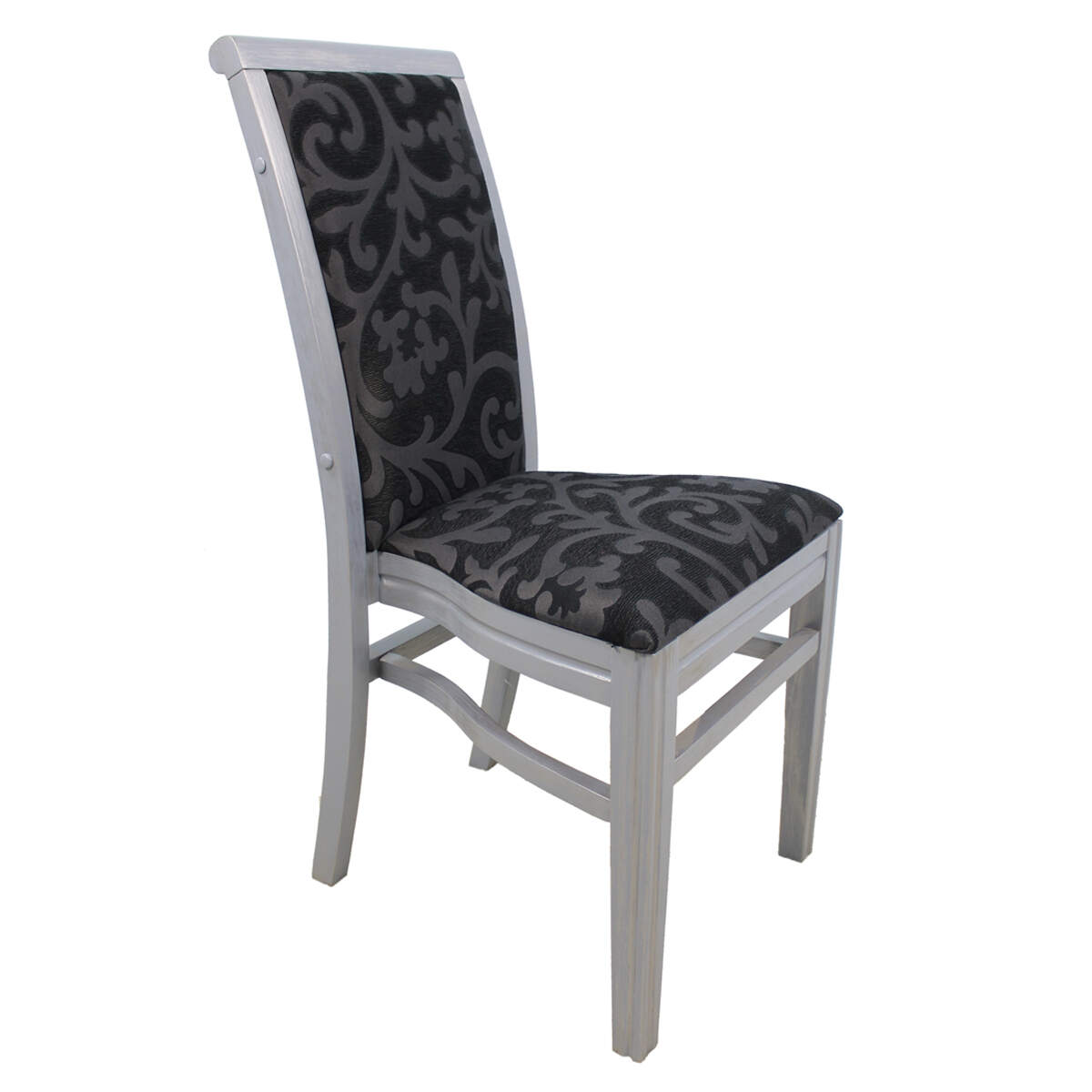 Gastronomie-Polsterstuhl, Bankettstuhl stapelbar Georgia Microfaser