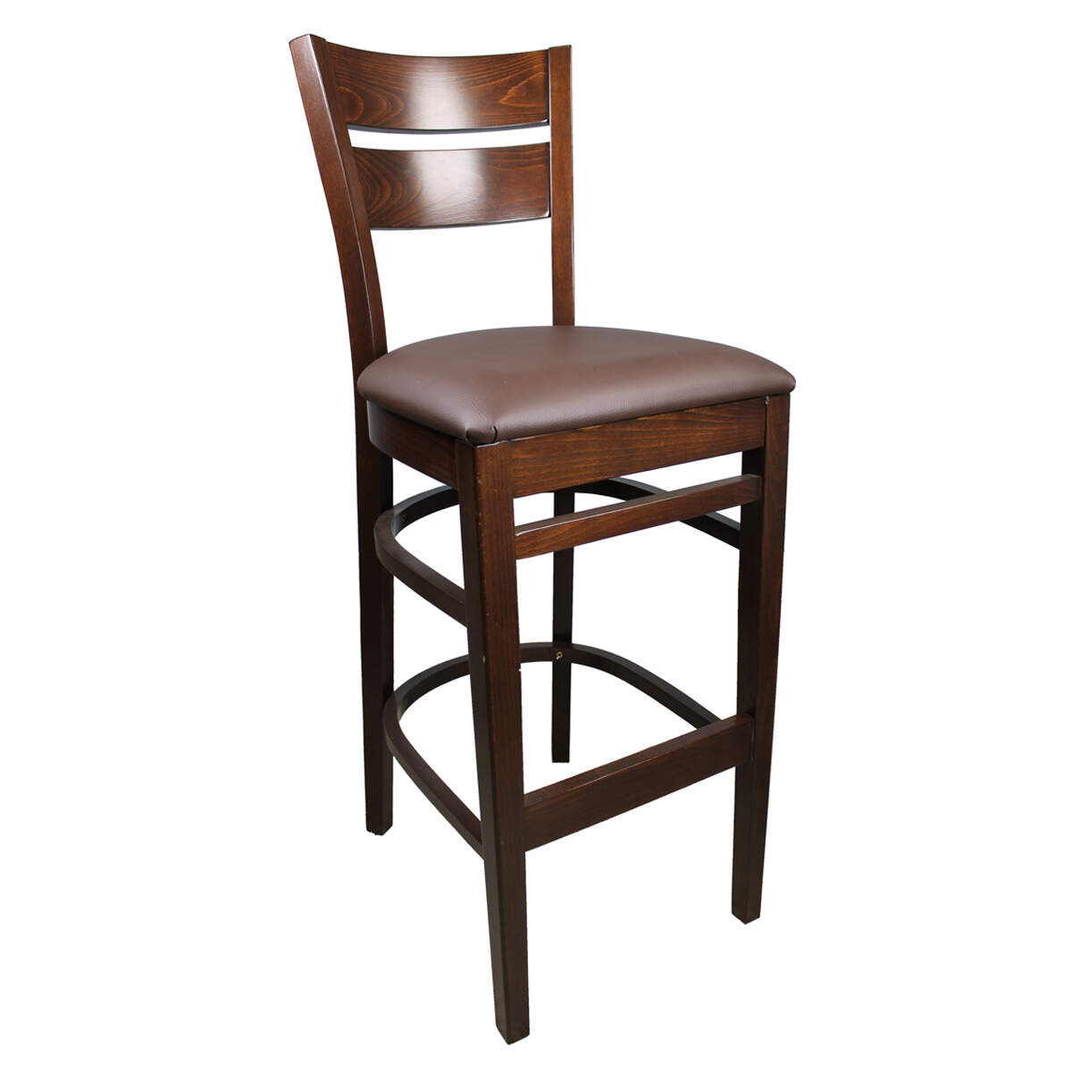 Gastronomie Holzbarhocker Venecia Holzsitz