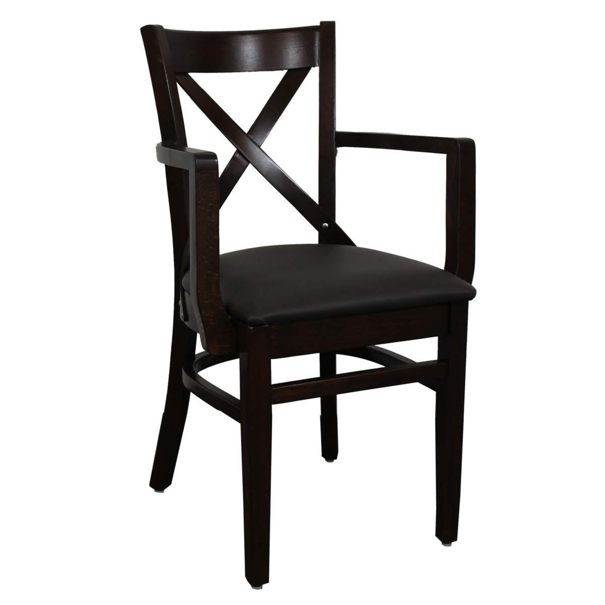 Gastronomie Landhausstil Armlehnstuhl Oxford - Polstersitz Microfaser