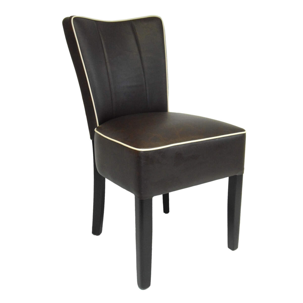 Gastronomie Polsterstuhl American Style Echtleder