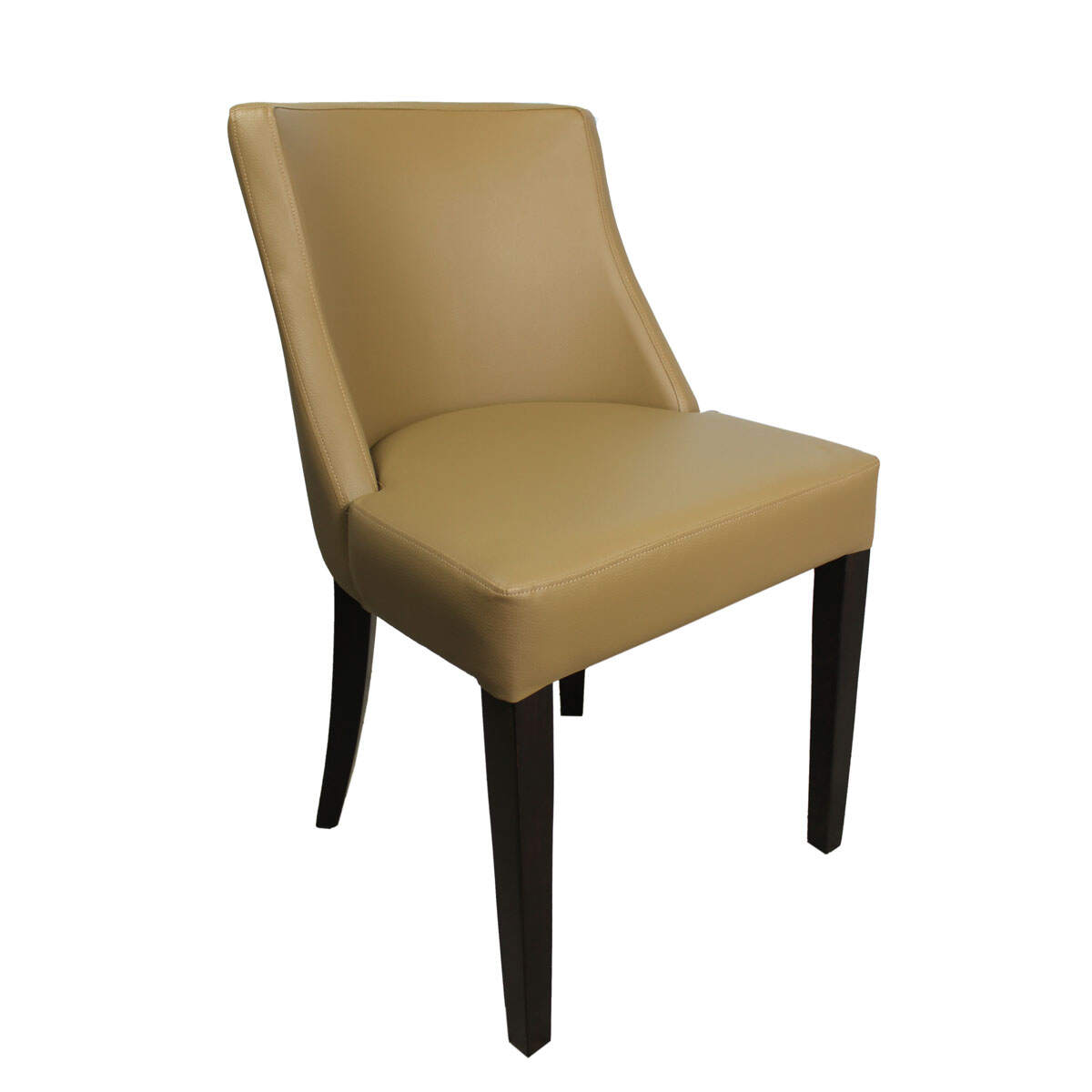 Eleganter Gastronomie Polsterstuhl Ulla Echtleder