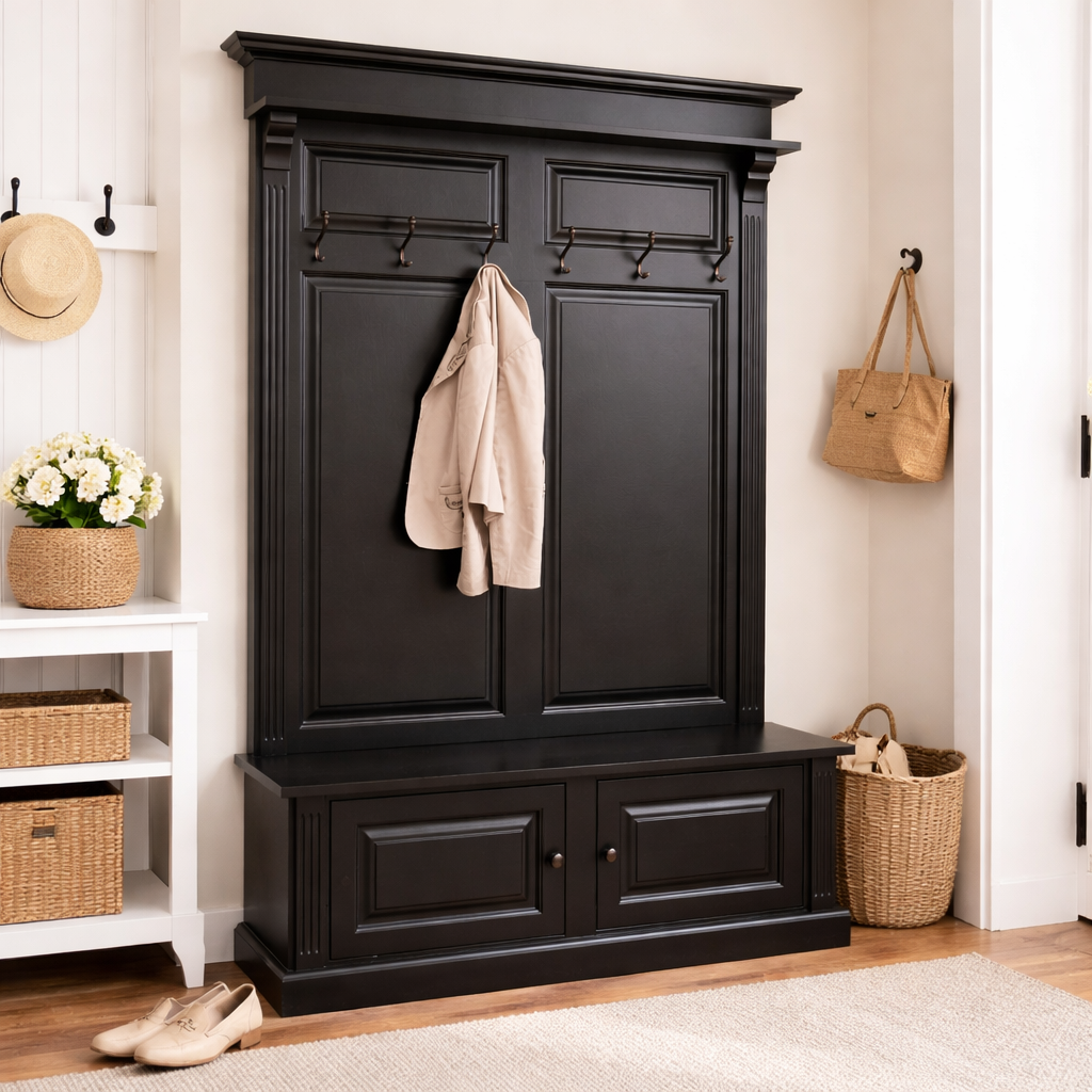 Landhausstil Garderobe schwarz
