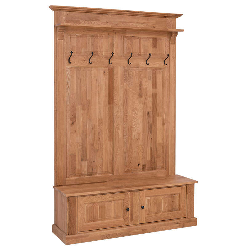 Nostalgische Landhaus Garderobe, Eiche geölt