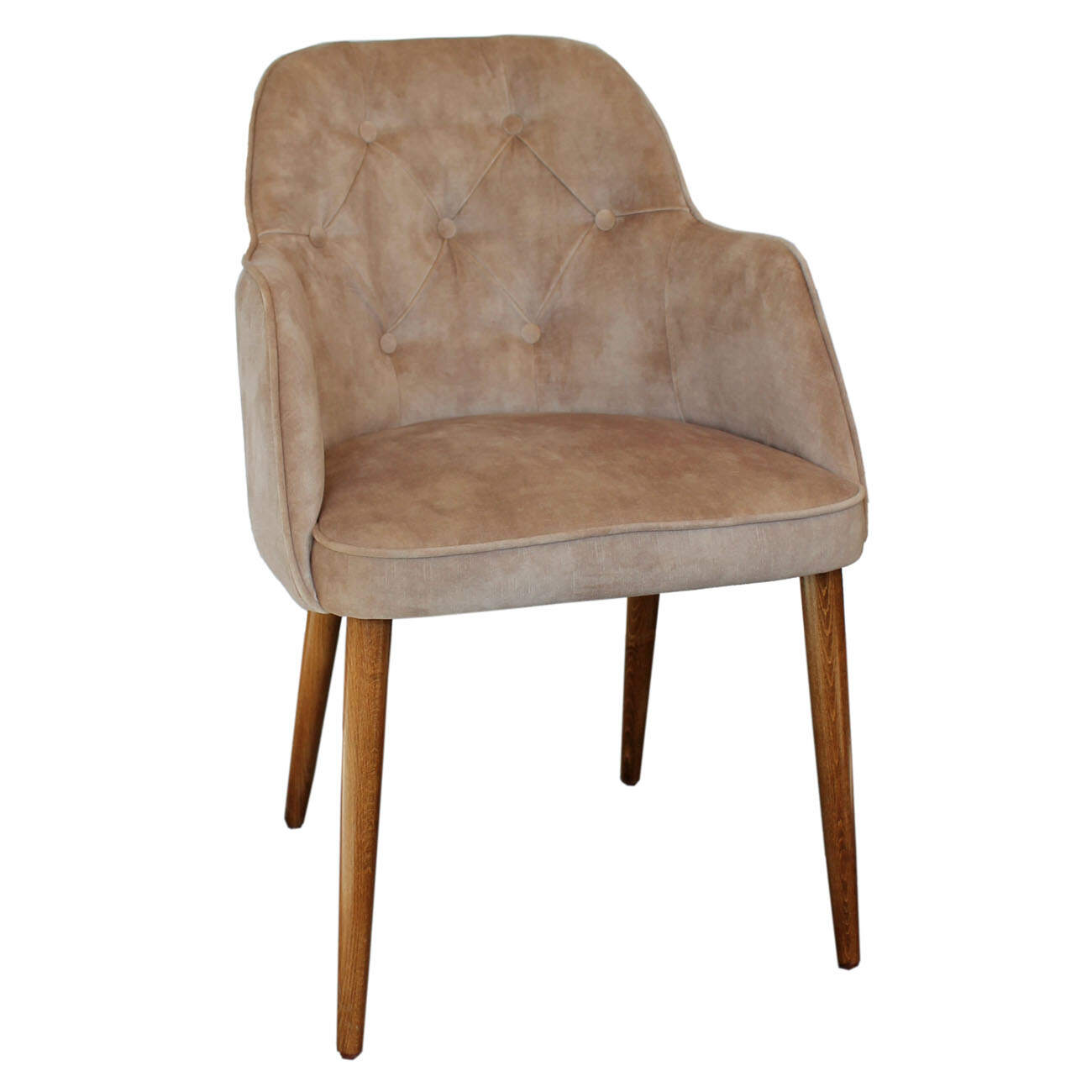 Esszimmer Polsterstuhl NICK mit Knopfsteppung Webstoff DIOSA - pflegeleicht