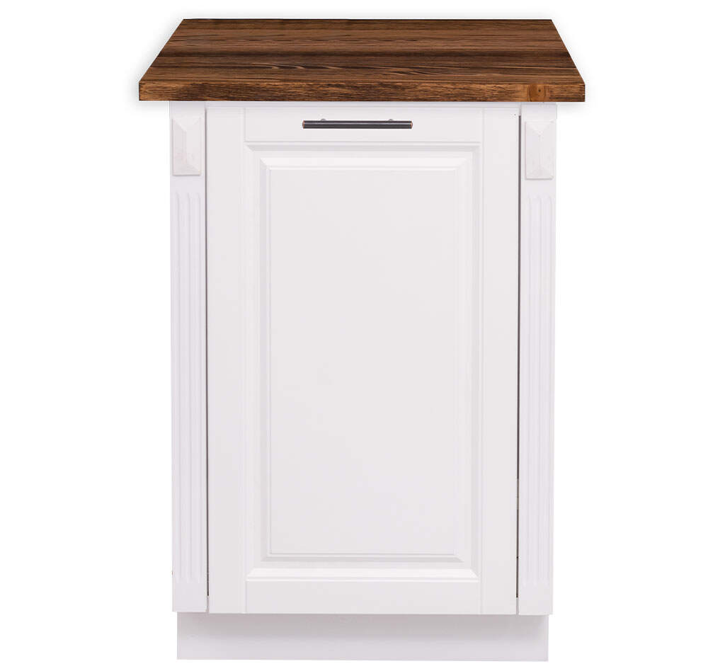 Landhausstil Küchenunterschrank für Geschirrspüler klein - Kiefernplatte lackiert