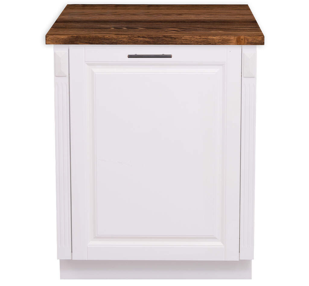 Landhausstil Küchenunterschrank für Geschirrspüler groß - Kiefernplatte shabby chic / antik look