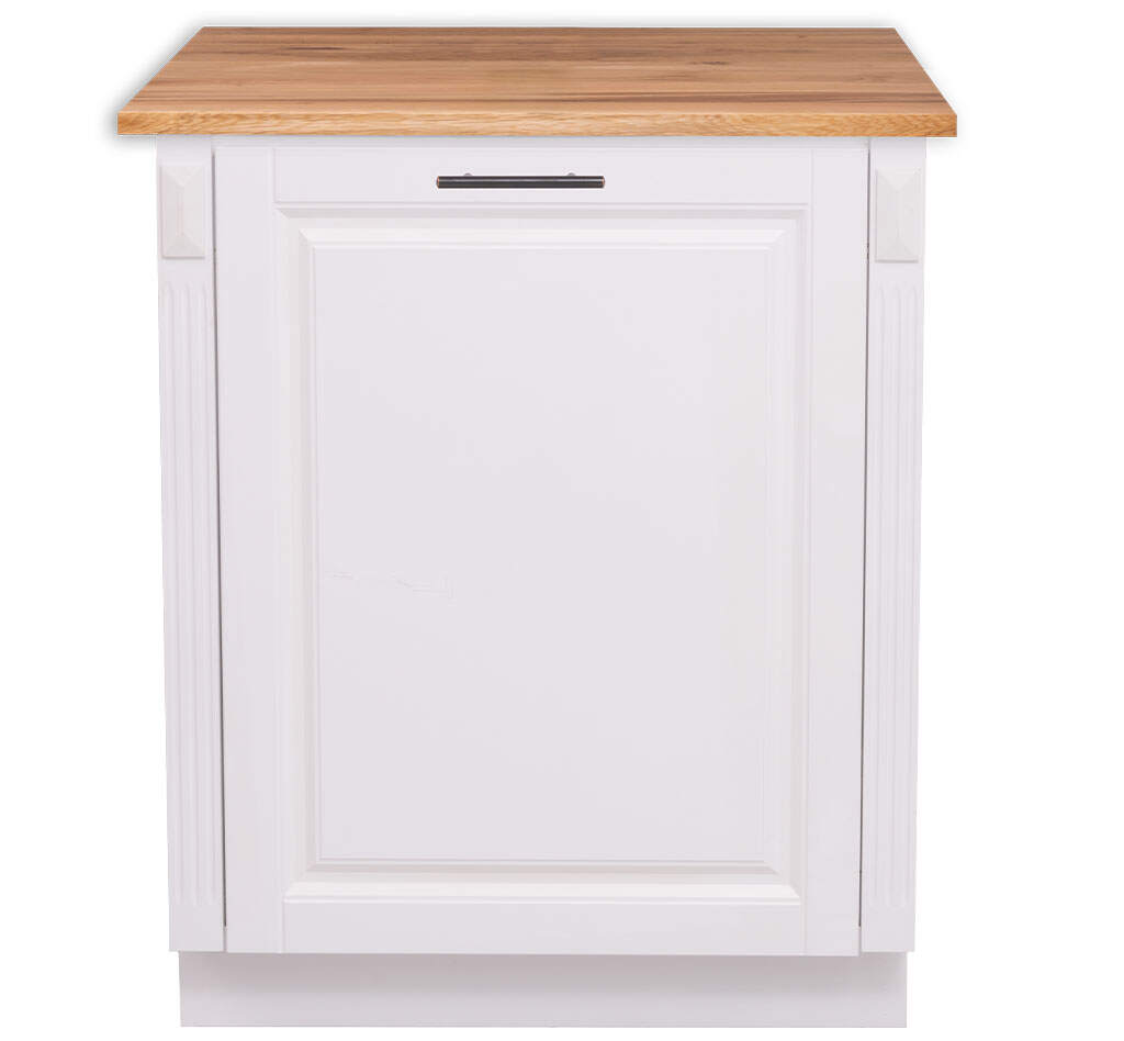 Landhausstil Küchenunterschrank für Geschirrspüler groß - Eichenplatte Konfigurator alles frei wählbar